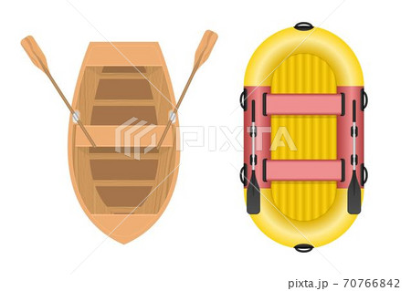 Wooden and inflatable boat set Wooden and inflatable boat set 70766842