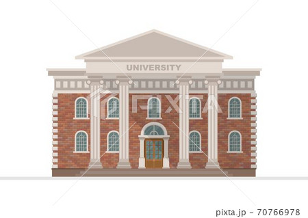 University building vector illustration isolated on white background 70766978