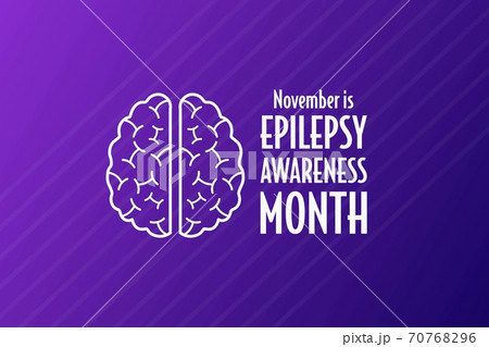 November is National Epilepsy Awareness Month. Holiday concept. Template for background, banner November is National Epilepsy Awareness Month. Holiday concept. Template for background, banner 70768296