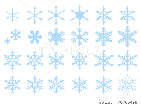 雪の結晶氷素材まとめ2のイラスト素材 雪の結晶氷素材まとめ2のイラスト素材