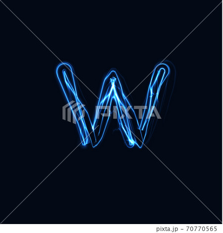 Lightning Realistic letter W, bright gloving logo, electric energy glow style symbol, blue tesla plasma type sign. Thunderbolt vector illustration, typography design Lightning Realistic letter W, bright gloving logo, electric energy glow style symbol, blue tesla plasma type sign. Thunderbolt vector illustration, typography design 70770565