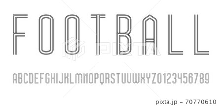 Set of alphabets font letters and numbers Set of alphabets font letters and numbers 70770610