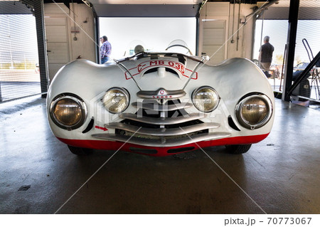 Vintage veteran car Skoda 1101 Sport from 1949 Czechoslovakia 70773067