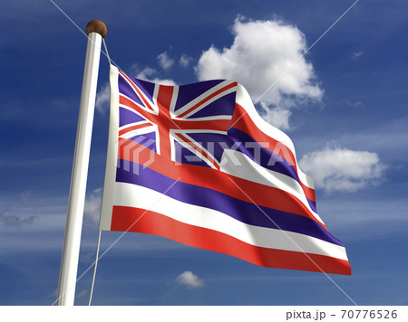 Hawaii flag (with clipping path) Hawaii flag (with clipping path) 70776526