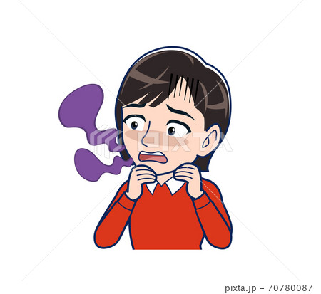 Beautiful woman dressed in red clothes 70780087