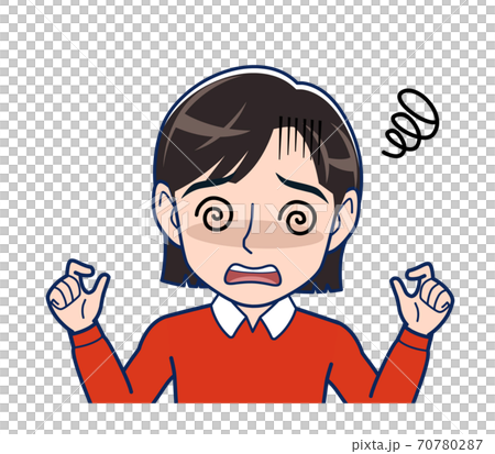 頭昏眼花 頭昏眼花的 主婦 70780287