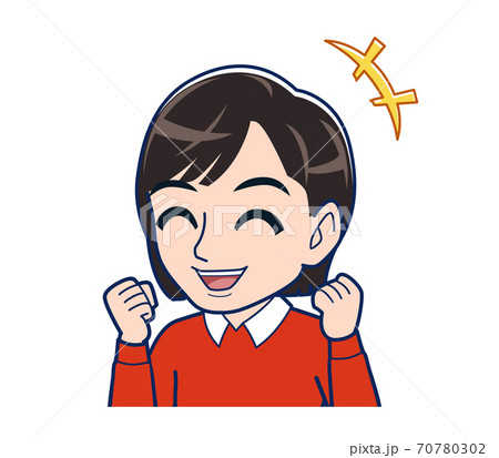 Beautiful woman dressed in red clothes 70780302