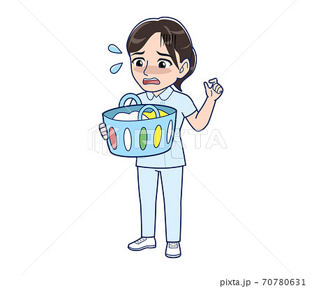 Nurse in a light blue uniform Nurse in a light blue uniform 70780631