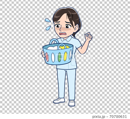 Nurse in a light blue uniform Nurse in a light blue uniform 70780631