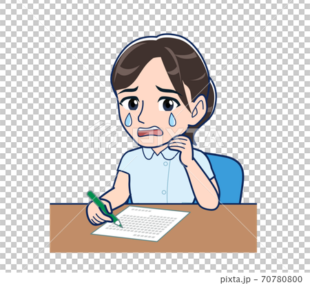 desk work, cry, crying 70780800