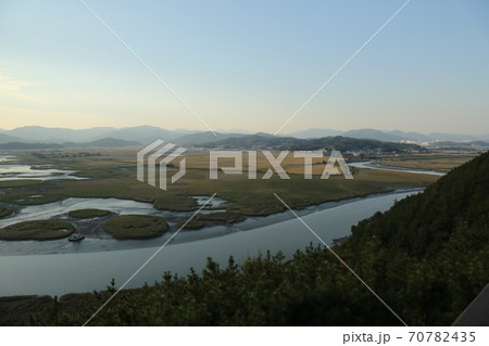 空 風景 湿地 70782435