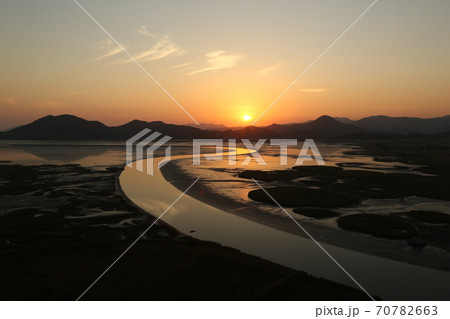 風景 空 湿地 70782663