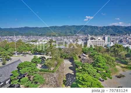 【高知城より高知市内】 高知県高知市丸ノ内 70783124