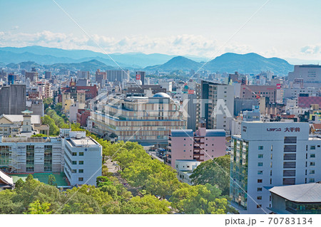 【高知城より高知市内】 高知県高知市丸ノ内 70783134