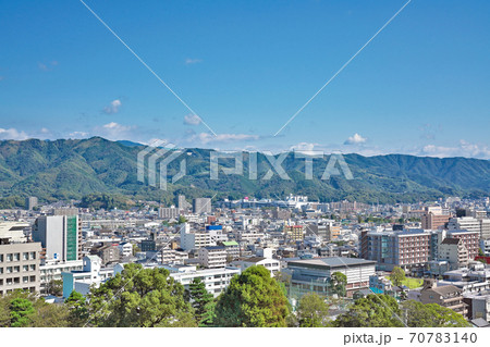 【高知城より高知市内】 高知県高知市丸ノ内 70783140