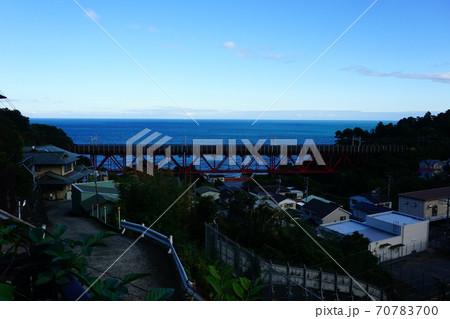根府川の白糸川橋梁 根府川の白糸川橋梁 70783700