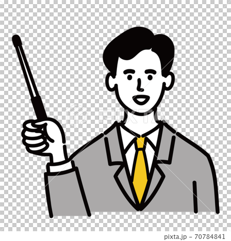 男式西服矢量流行解釋棒 70784841