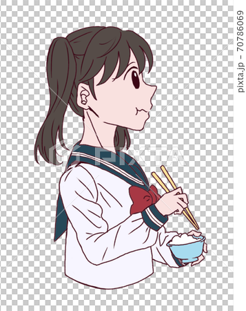 初中女孩餐 70786069