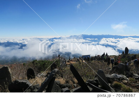 御嶽山八合目の阿波ケ岳霊神場 御嶽山八合目の阿波ケ岳霊神場 70786867