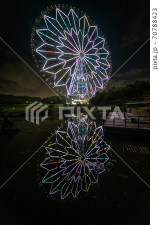 葛西臨海公園 観覧車 夜景(2019年9月) 葛西臨海公園 観覧車 夜景(2019年9月) 70788423