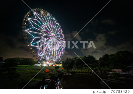 葛西臨海公園　観覧車　夜景（2019年9月） 70788429