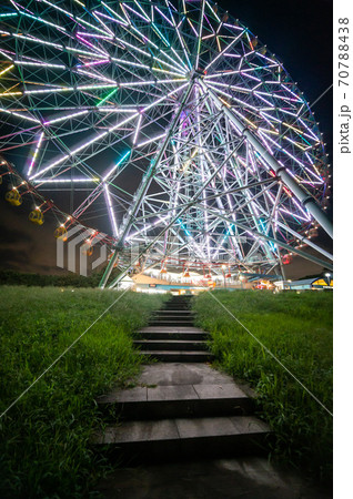 葛西臨海公園　観覧車　夜景（2019年9月） 70788438