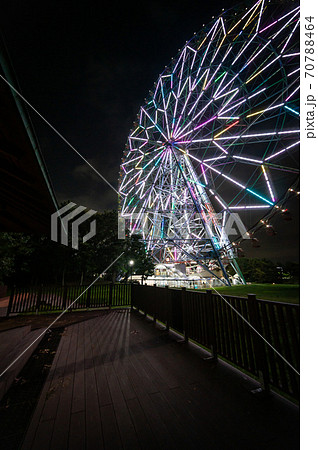葛西臨海公園　観覧車　夜景（2019年9月） 70788464