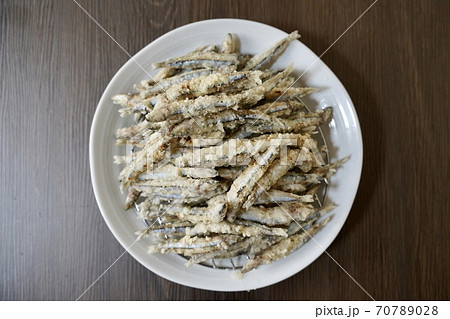きびなごの唐揚げの写真素材