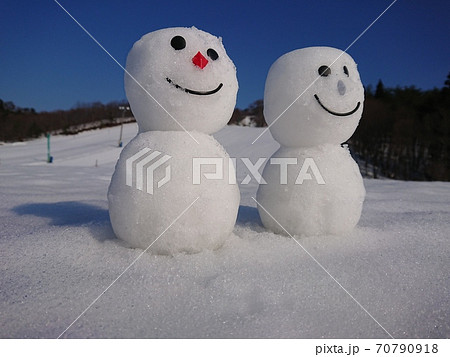 雪だるま　ゆきだるま 70790918