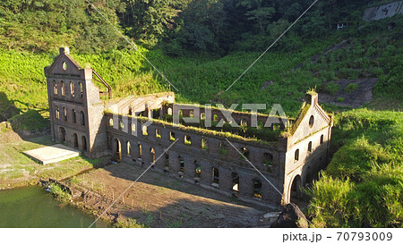 曽木発電所遺構の空撮 70793009