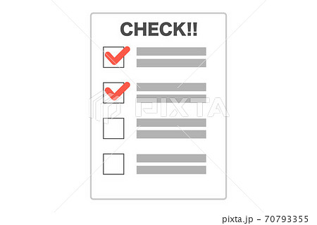 チェック ベクターイラスト チェック ベクターイラスト 70793355