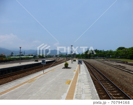 鉄路 線路 鉄道 70794168