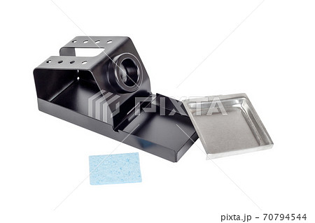 Soldering iron stand electronic work tool. 70794544