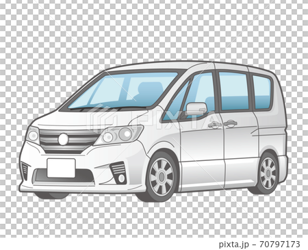 Minivan_01 (white) with main line 70797173