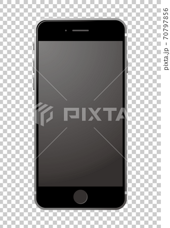 スマホ Iphone Se2 正面のイラスト素材