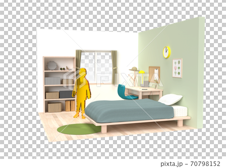 Children's room to enjoy alone: with silhouette Children's room to enjoy alone: with silhouette 70798152