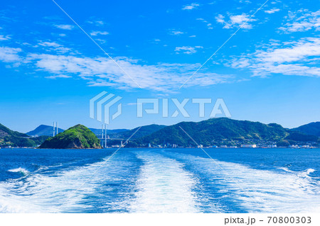 長崎湾と女神大橋 長崎湾と女神大橋 70800303