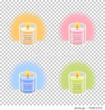 Aroma candle illustration 70801555