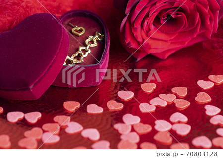 still life of Valentine's decoration 70803128