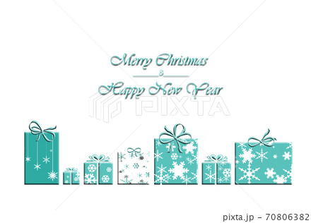 Christmas New Year greeting card 70806382