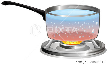 Boiling water in the pot Boiling water in the pot 70808310