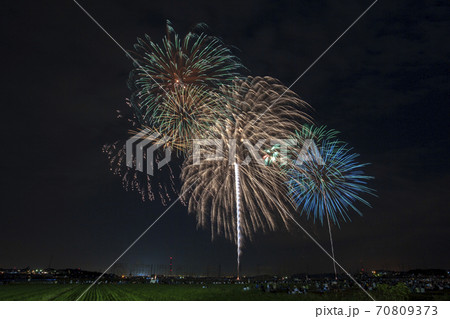 【愛知県田原市】田原祭り・五町合同花火大会 70809373
