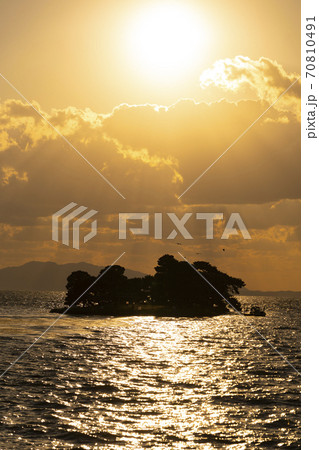 宍道湖と嫁ヶ島 宍道湖と嫁ヶ島 70810491