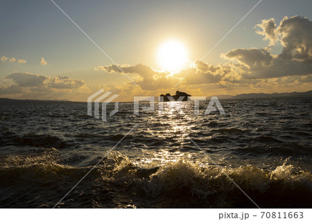 宍道湖夕景 70811663