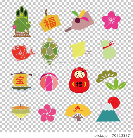 縁起物のセット 70813587