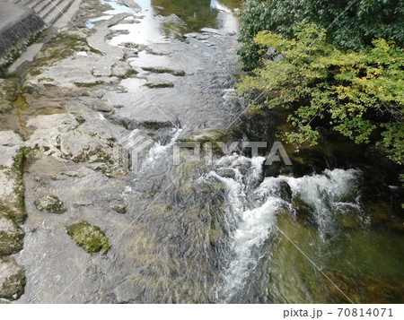 長門峡入口の篠目川の清流 長門峡入口の篠目川の清流 70814071