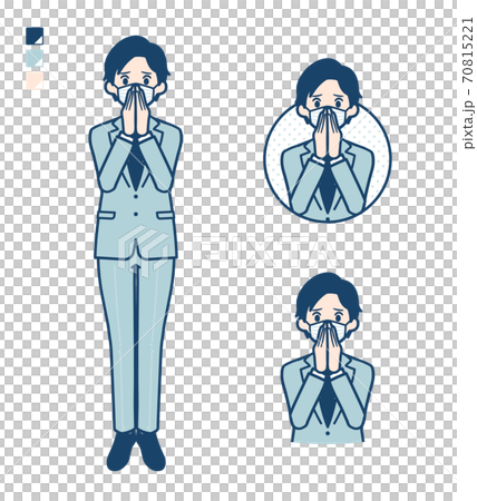 simple suit businessman mask_uneasy simple suit businessman mask_uneasy 70815221