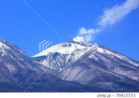 冬の浅間山 70815553