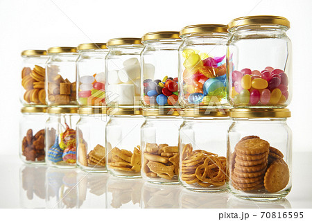 お菓子の写真素材