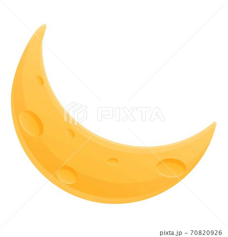 Planet moon icon, cartoon style Planet moon icon, cartoon style 70820926